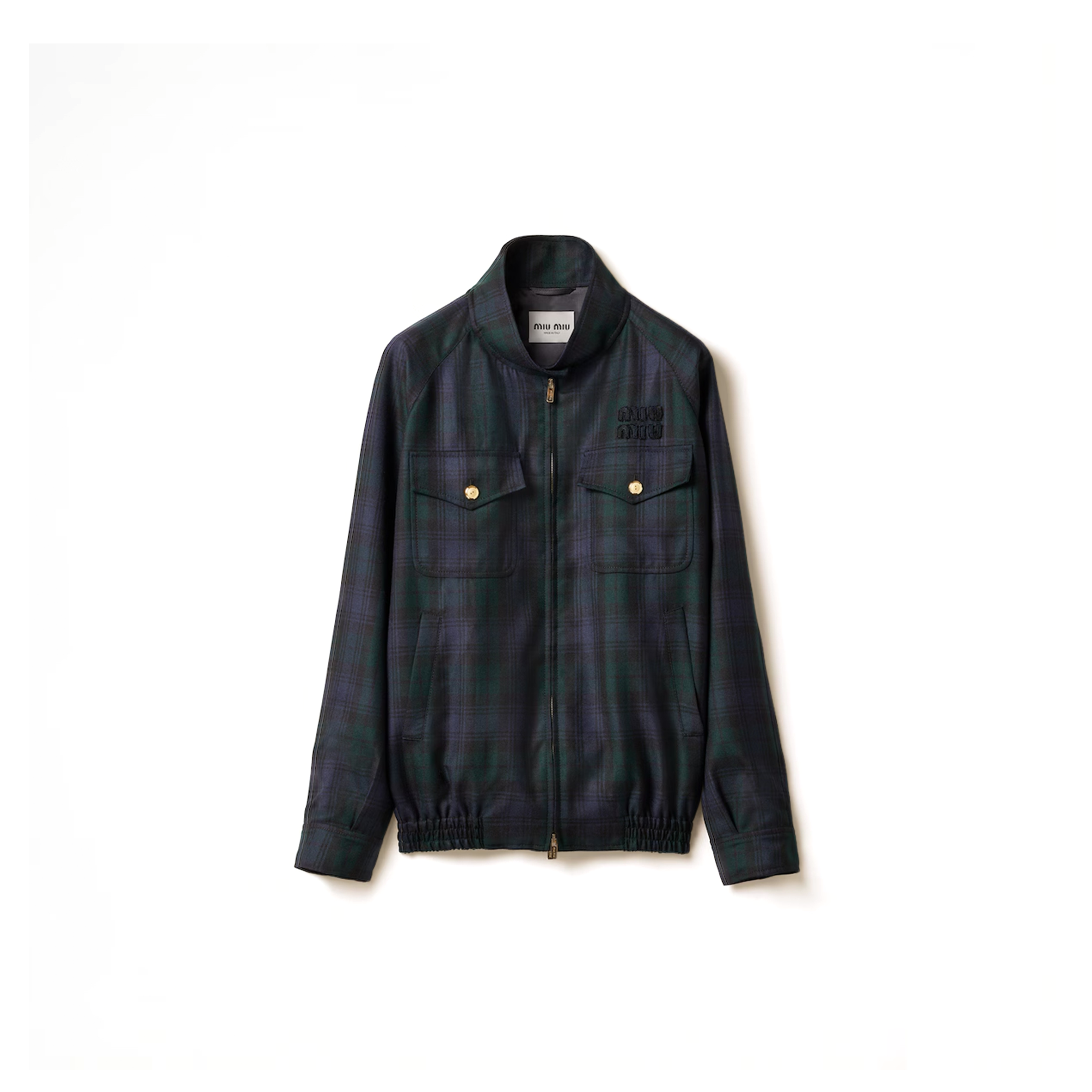 M1v M1v plaid blouson jacket ml943